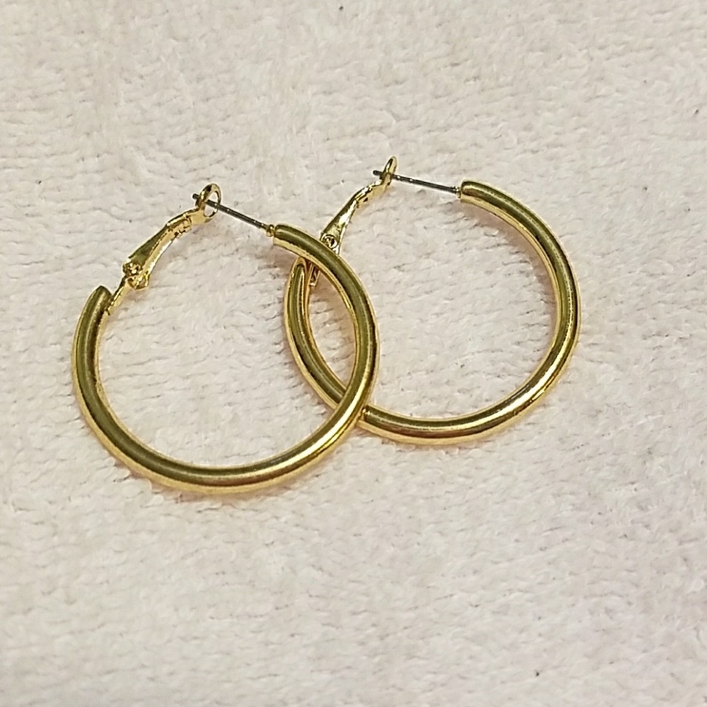 Retro Hoop Earrings